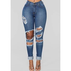 Beach Bum Jeans - Medium Blue